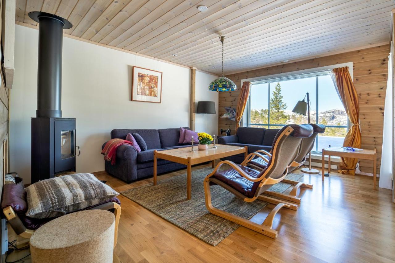 Three-Bedroom Holiday Cottage Tjorhom Exterior foto