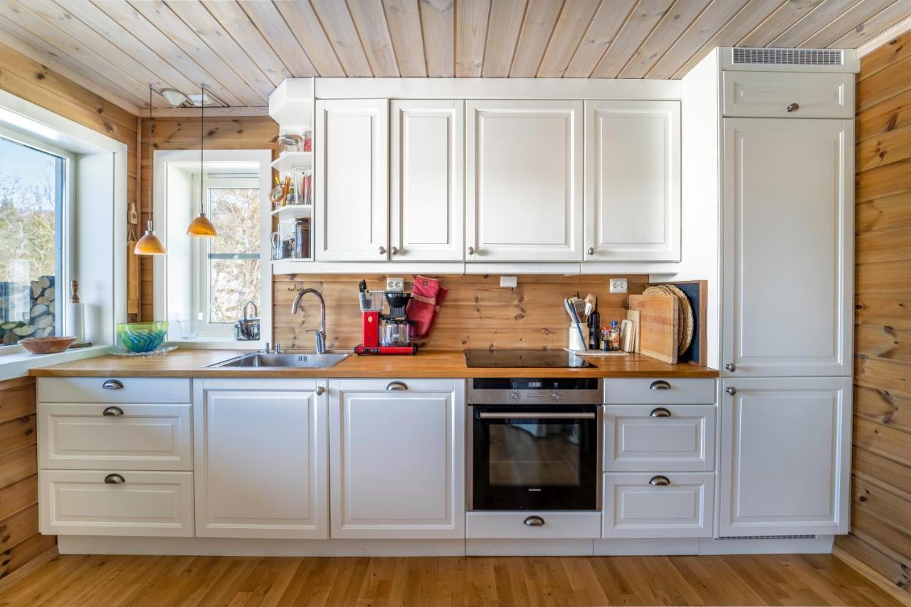 Three-Bedroom Holiday Cottage Tjorhom Exterior foto
